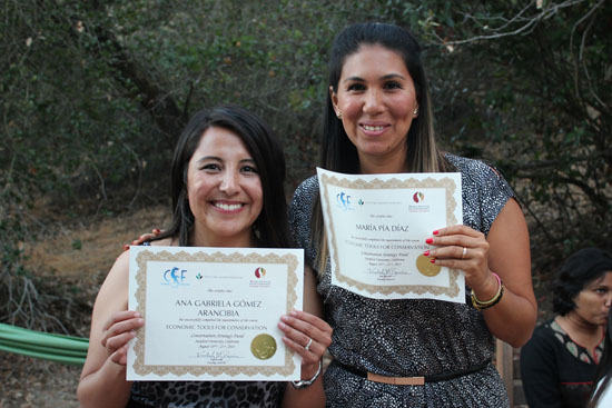 CSF international course participants graduation certificates conservation economics