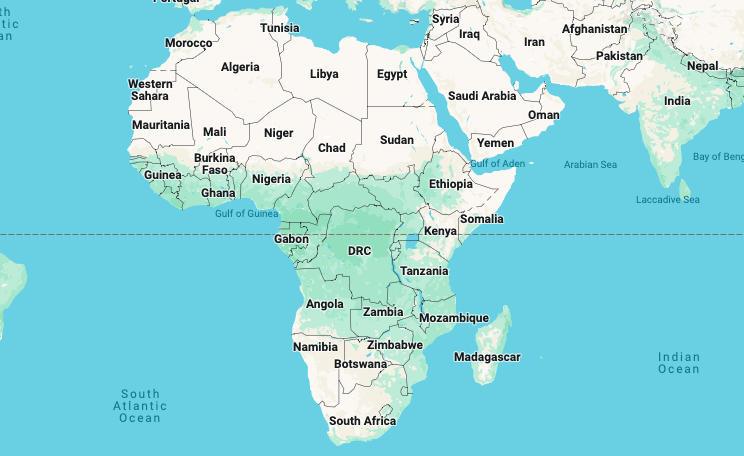 Map of Africa