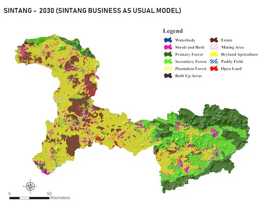 Sustainable Landscape Planning Sintang West Kalimantan Indonesia Conservation Economics