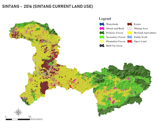 Sustainable Landscape Planning Sintang West Kalimantan Indonesia Conservation Economics