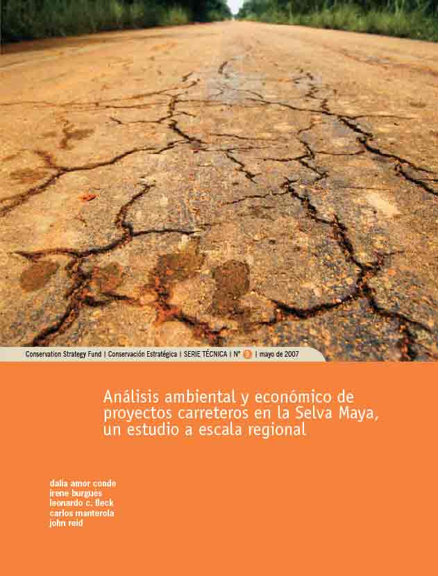 Front cover of report showing close up of cracked dirt road