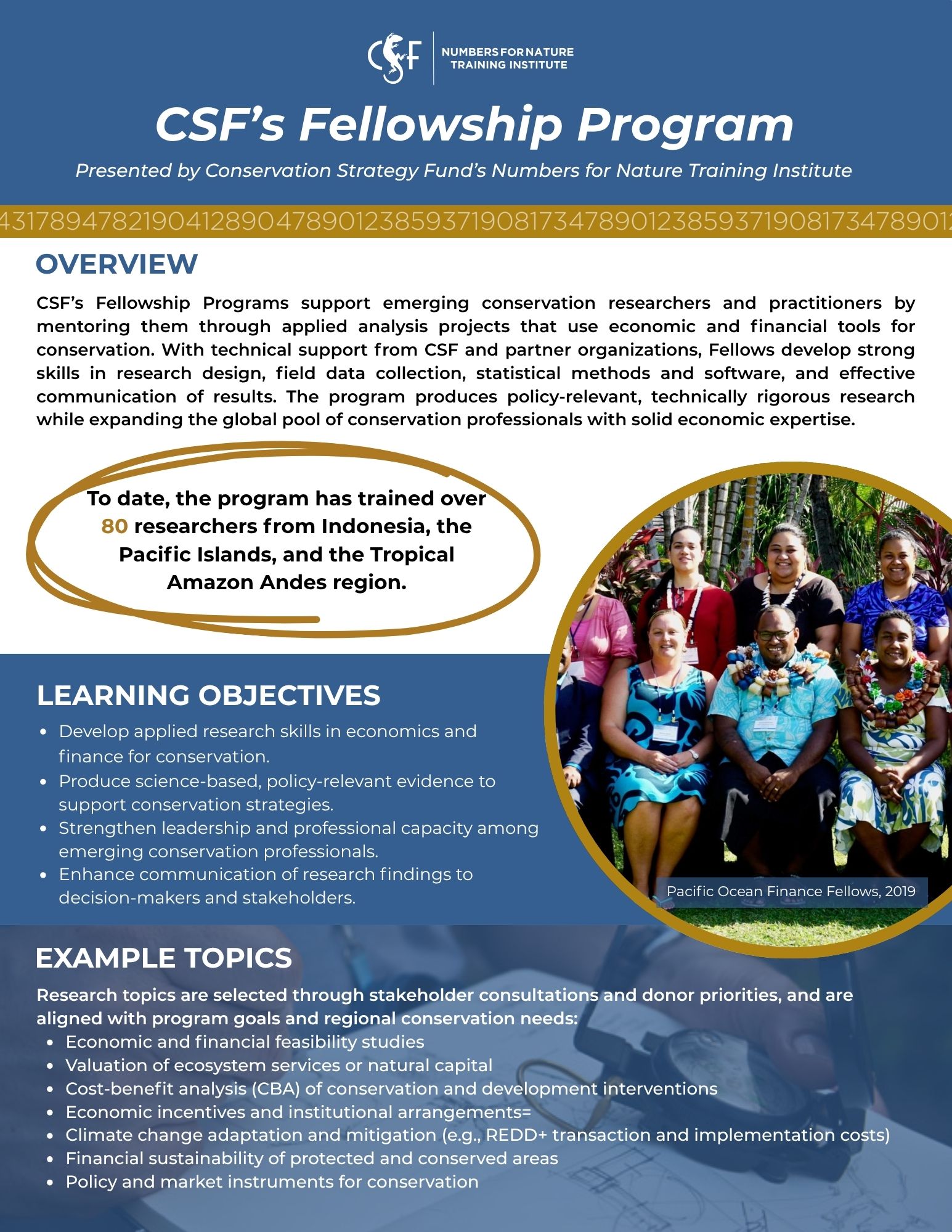 Fellowship Program | Conservation Strategy Fund