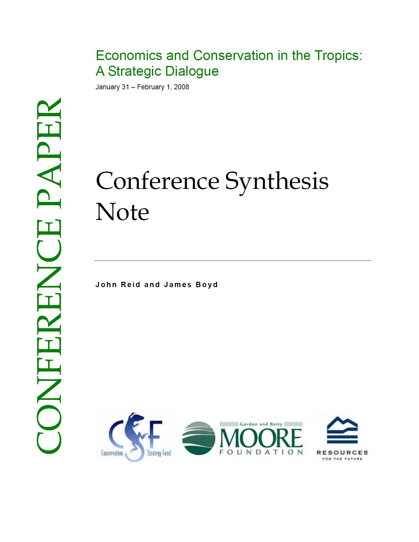 Conference Synthesis Note image