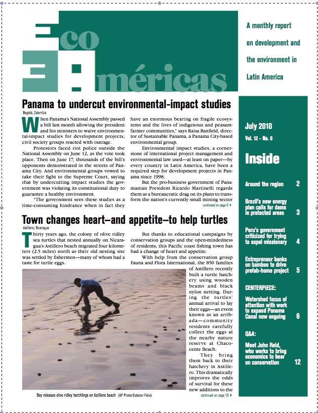 EcoAmericas Cover