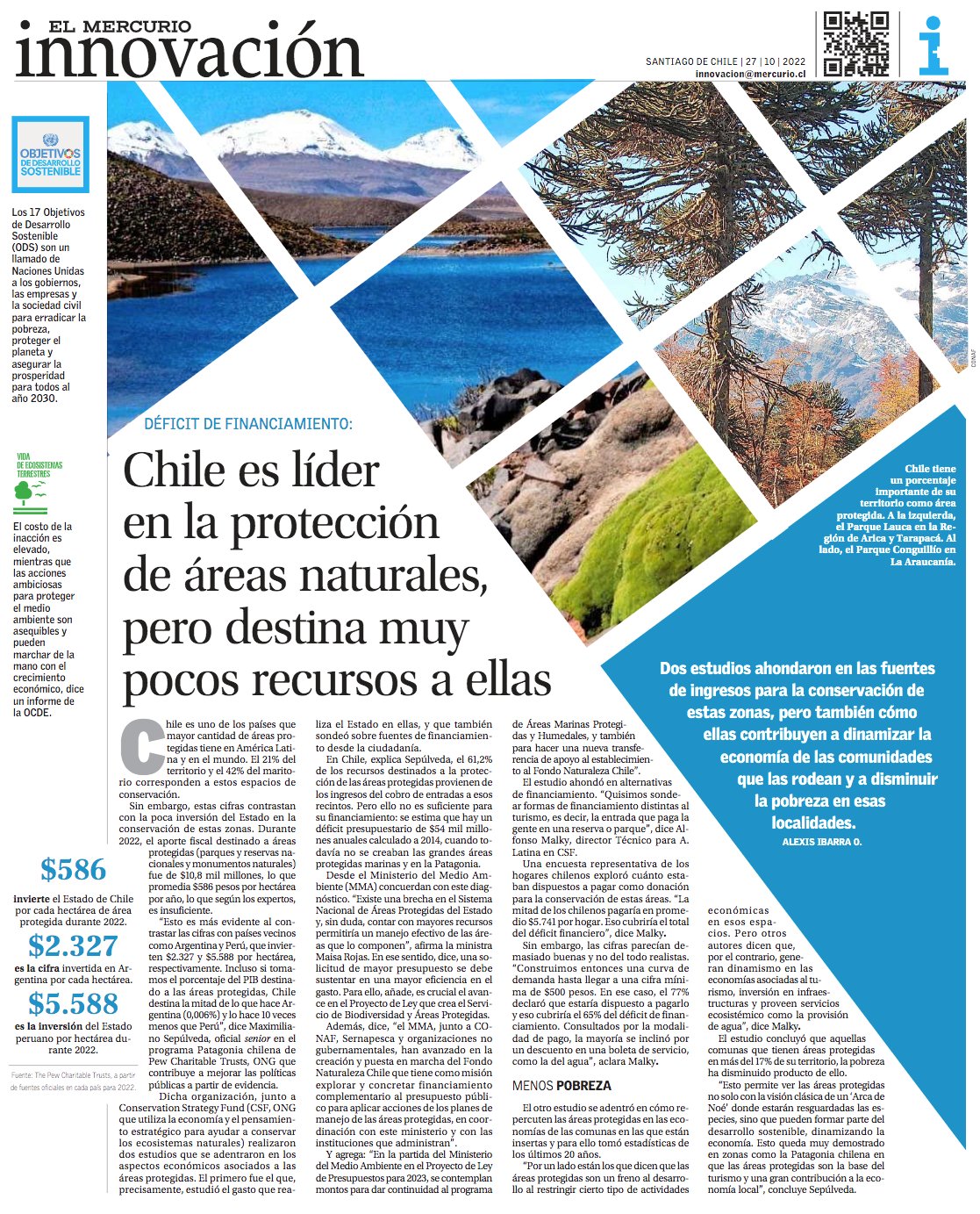 El Mercurio Chile Article November 2022