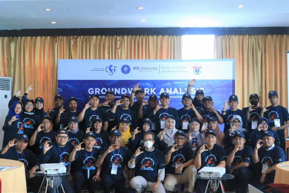 The 2022 Groundwork Analysis Training Participants. Photo by: Hasan Adha Fauzi