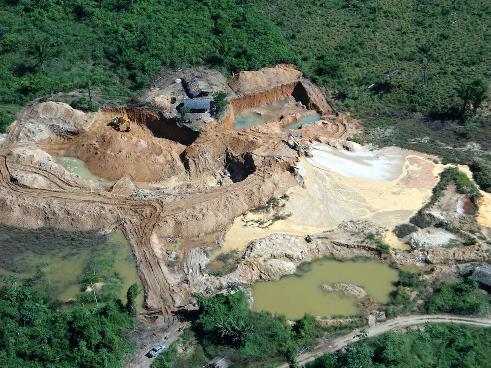 Image of mining operation in Brazil