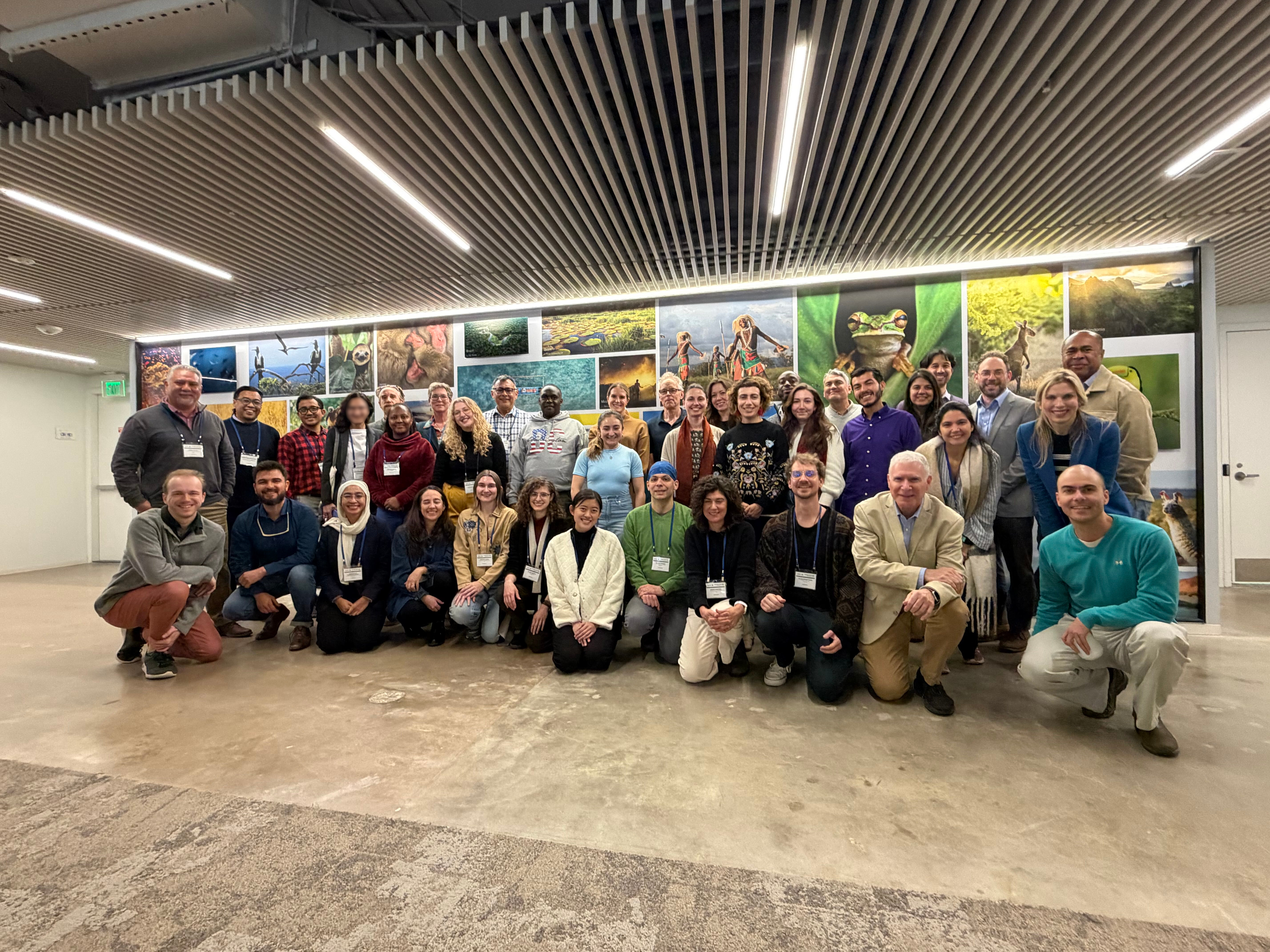 The 2025 Finance 4Nature Cohort smiles in a group photo